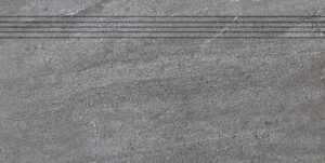 Schodovka Rako Quarzit tmavo šedá 30x60 cm mat DCPSE738.1