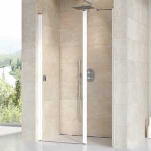 Sprchové dvere 100x195 cm Ravak Chrome biela 0QVAC100Z1