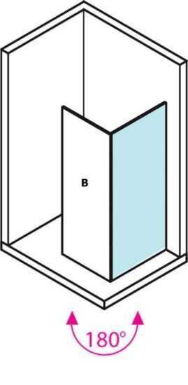 MODULAR SHOWER otočný panel na na stěnu