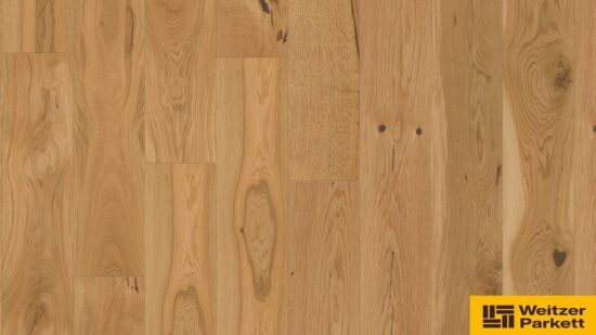 Drevená lakovaná podlaha Weitzer Parkett Oak rustic colorful 11mm 69004