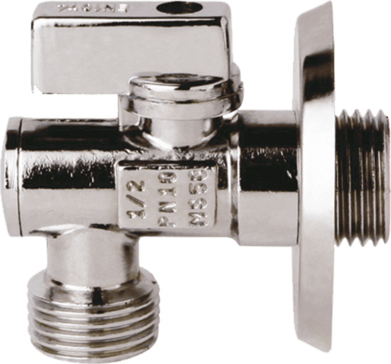 Práčkový rohový ventil s filtrom 1/2x3/4 + klapka Optima ET708L