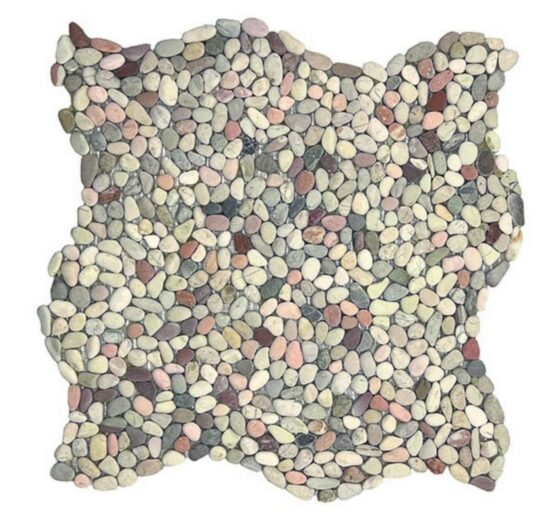 Kamenná mozaika Mosavit Mini pebbles mix 30x30 cm mat PEBBLEMIX