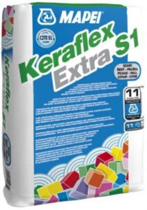 Lepidlo Mapei Keraflex Extra S1 sivá 25 kg C2TE S1 KERAFLEXEXTRA