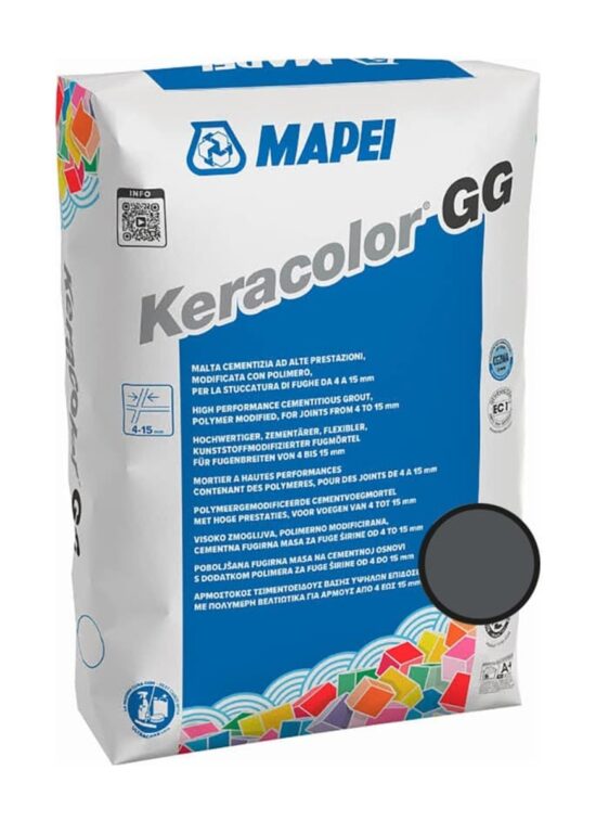 Škárovacia hmota Mapei Keracolor GG antracite 25 kg CG2WA KERACOLG25114