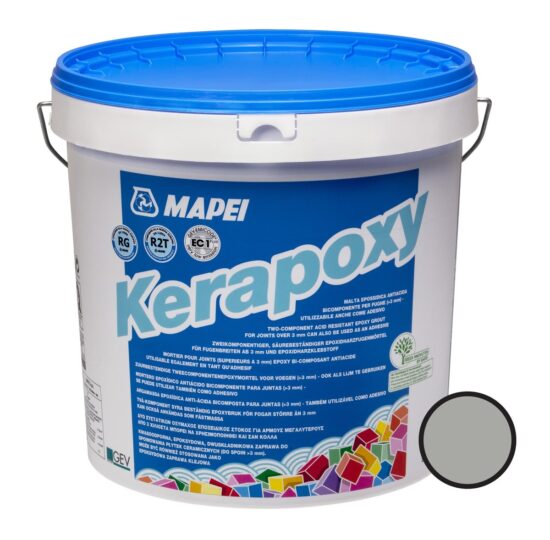 Škárovacia hmota Mapei Kerapoxy Stredne šedá 10 kg R2T MAPX10112