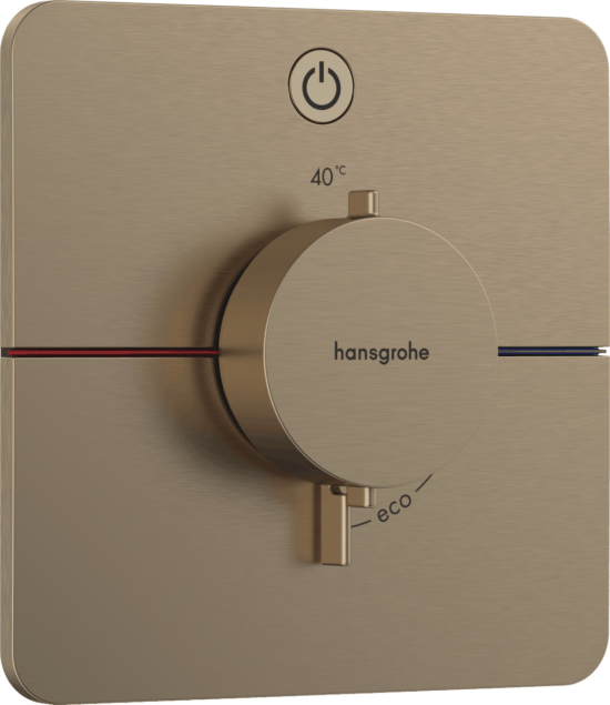 Sprchová batéria Hansgrohe ShowerSelect Comfort Q bez podomietkového telesa kartáčovaný bronz 15581140