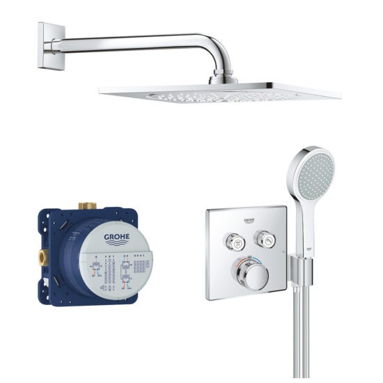 Sprchový systém Grohe Grohtherm SmartControl pod omietku vrátane podomietkového telesa chróm 34742000