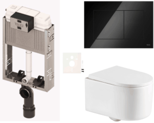 Závesný wc set na zamurovanie SAT SIKOTZTOR72BL