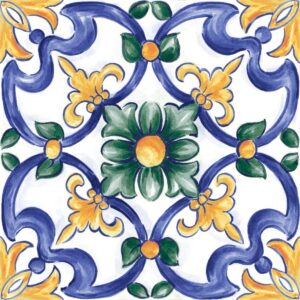 Dlažba Ragno Amuri Maiolica Tappeto 3 20x20 cm lesk AMRC8J