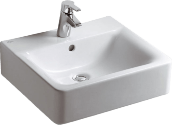 Umývadlo Ideal Standard Connect 50x46 cm otvor pre batériu uprostred E713801